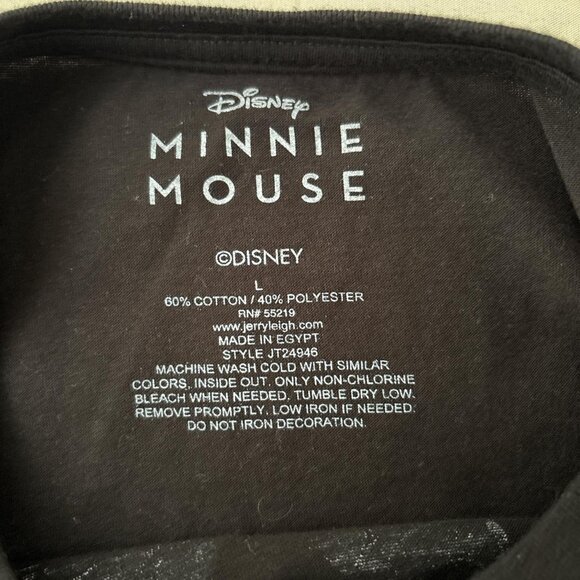 Minnie Mouse Disney Black Tee. - Picture 3 of 5